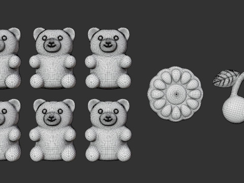 Candy Collection Pack Model 3D