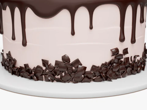 Black Forest Cake 3D Model