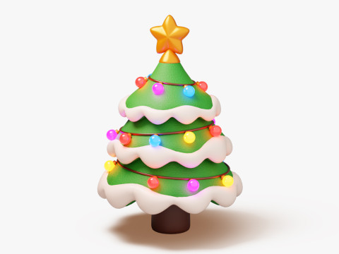 Christmas Tree 3D Modell