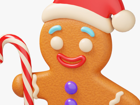 Gingerbread Man Modèle 3D