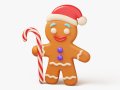 Gingerbread Man 3D 모델
