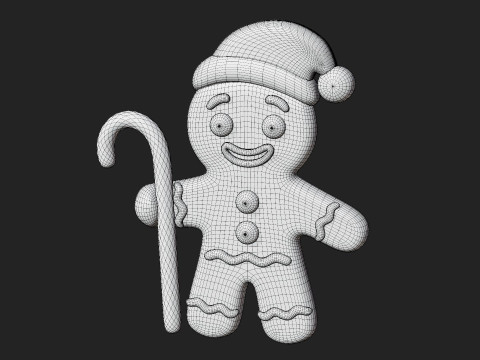 Gingerbread Man Modèle 3D