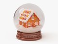 Gingerbread Snow Globe 3D 모델