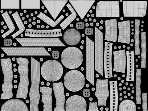 姜饼雪球 3D 模型