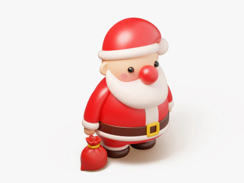 Babbo Natale Modello 3D