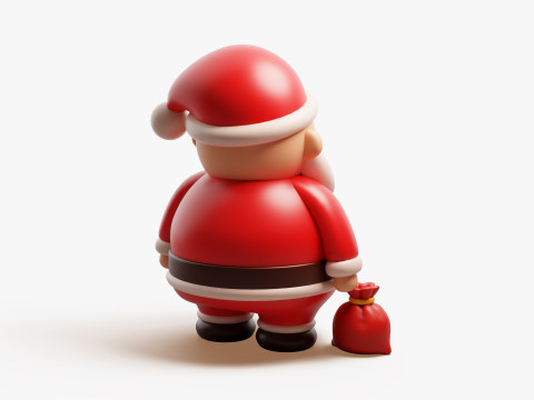 Weihnachtsmann 3D Modell