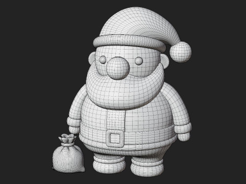 Weihnachtsmann 3D Modell
