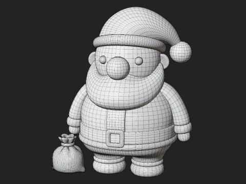 Babbo Natale Modello 3D