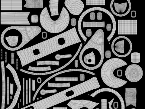 Bicicleta ergométrica Modelo 3D