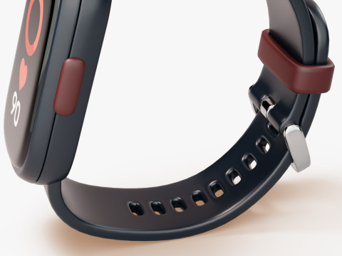 Rastreador de condicionamento físico Modelo 3D