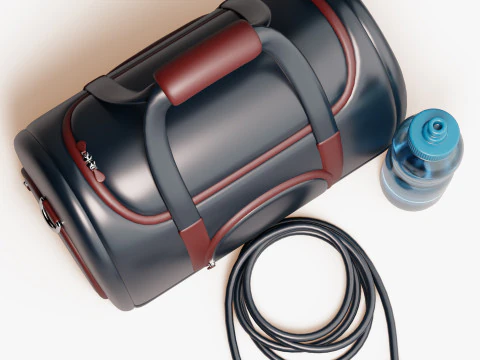 Spor Salonu Aksesuarları 3D Model