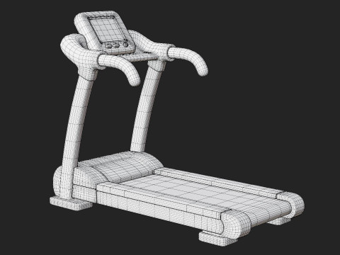 런닝머신 3D 모델