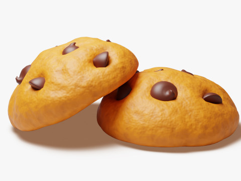 Çikolatalı Kurabiye 3D Model