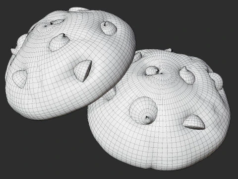 초콜릿 칩 쿠키 3D 모델