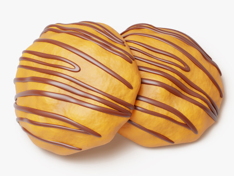 Шоколадне печиво 3D Модель