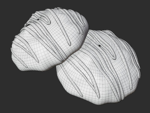 Шоколадне печиво 3D Модель