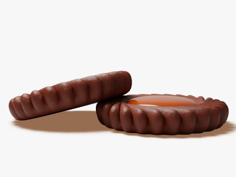 Spritz Reçel Kurabiyesi 3D Model