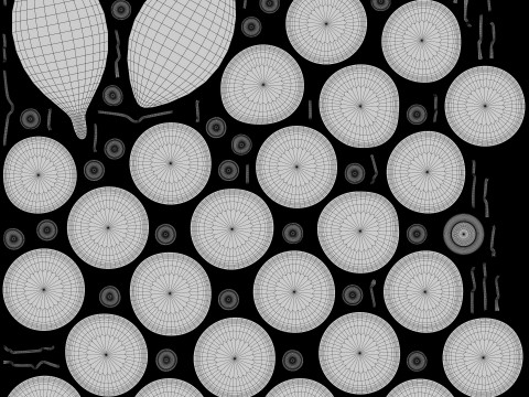 Caprese Salad Plate 3D Model