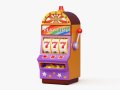 Classic Slot Machine 3D Model