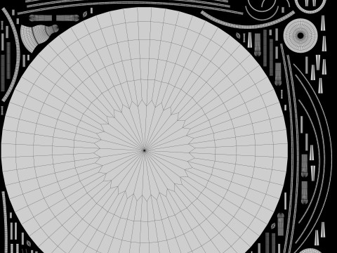 European Roulette Wheel 3D Model