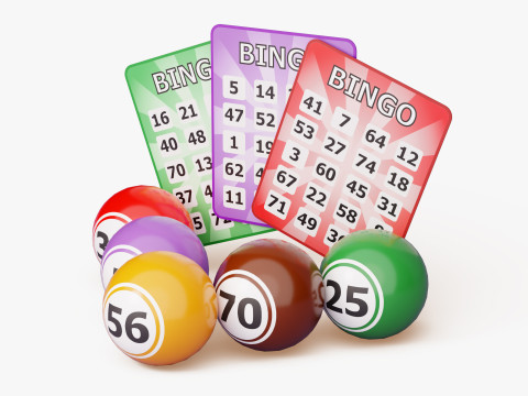 ビンゴカードゲーム 3Dモデル