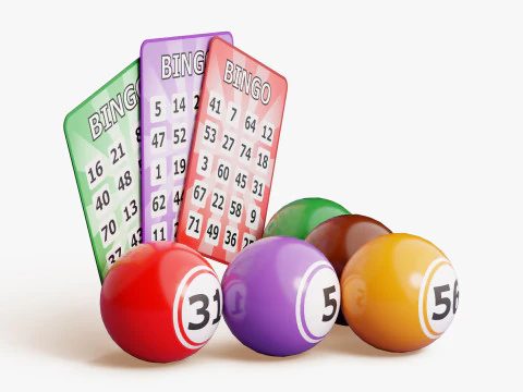 Bingo Card Game 3D Model