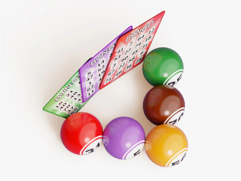 Bingo Card Game 3D Model