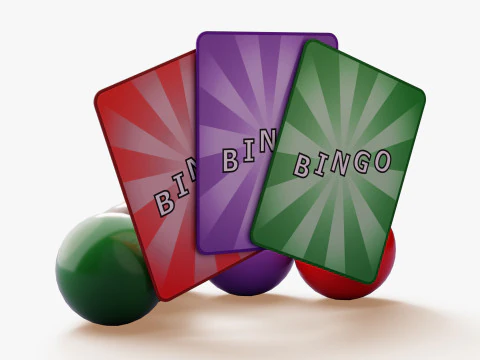 Bingo Card Game 3D Model