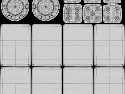 Conjunto de jogos de cartas de p&ocirc;quer Modelo 3D