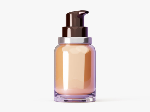 Makeup Foundation Bottle 3D Model
