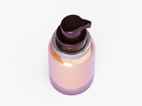 Makeup Foundation Bottle 3D Model
