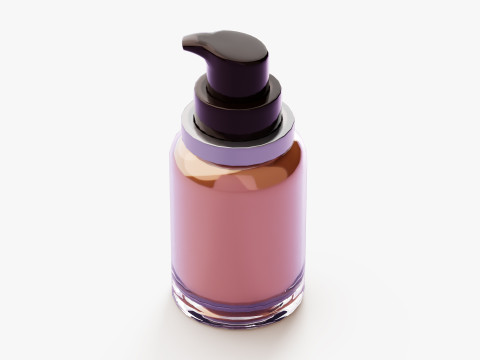 Makeup Foundation Bottle 3D Model