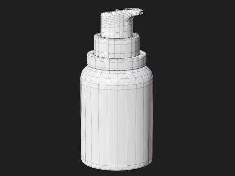 Makeup Foundation Bottle 3D Model
