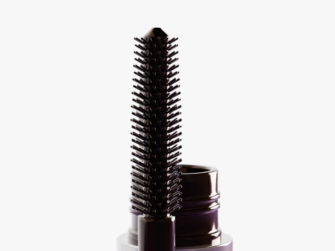 Mascara Tube with Brush 3D Model