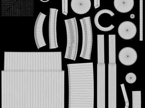 Tubo per mascara con spazzolino Modello 3D