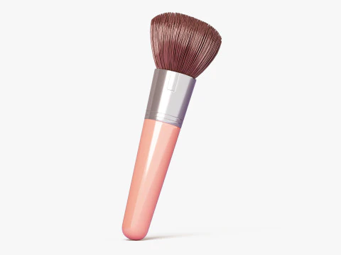 Powder Brush 3D Model