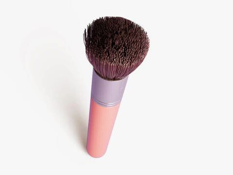 Powder Brush 3D Model