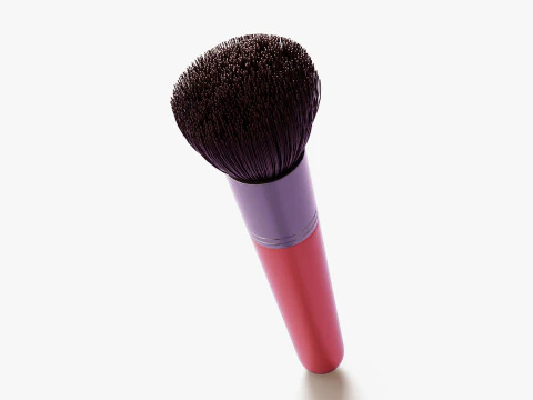 Powder Brush 3D Model