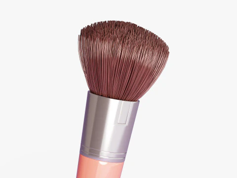 Powder Brush 3D Model