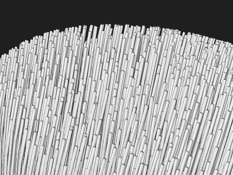 Pędzel do pudru Model 3D