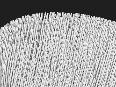 Powder Brush 3D Model