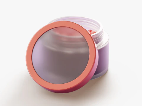 Blush Pearls Jar 3D Model