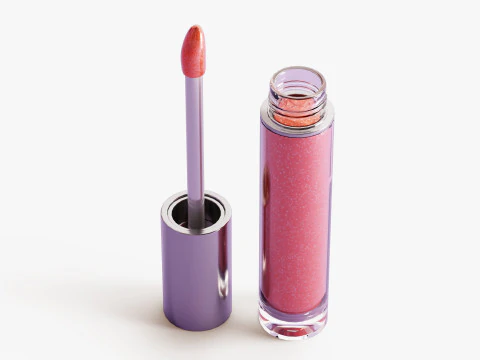 Shimmer Lip Gloss 3D Model