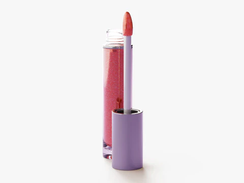 Shimmer Lip Gloss 3D Model