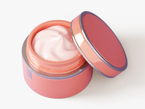 Barattolo di crema per il viso Modello 3D