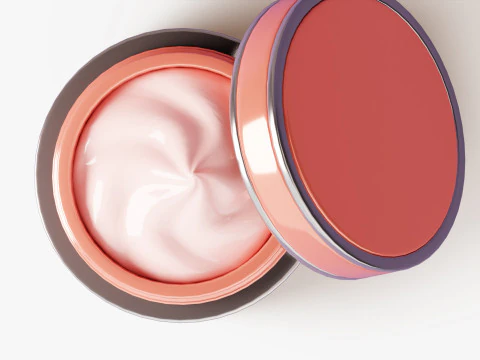 Barattolo di crema per il viso Modello 3D