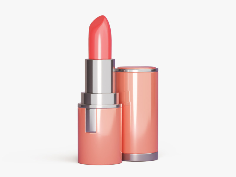 口红管 3D 模型 .c4d .max .obj .3ds .fbx .stl .blend 