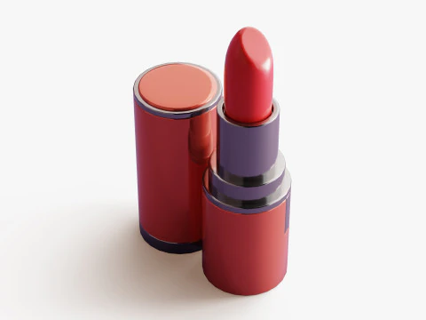 Lipstick Tube 3D Model