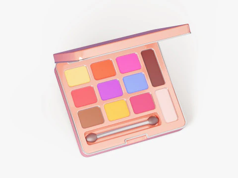 Палитра теней для век 3D Модель