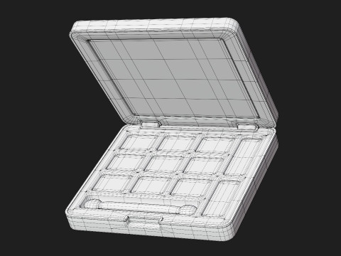 Eyeshadow Palette 3D Model